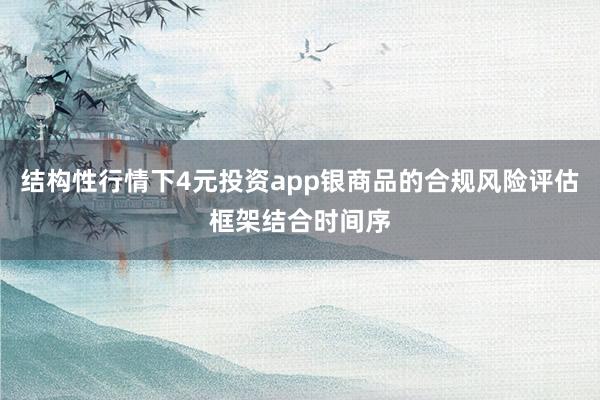 结构性行情下4元投资app银商品的合规风险评估框架结合时间序