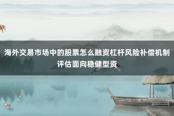 海外交易市场中的股票怎么融资杠杆风险补偿机制评估面向稳健型资