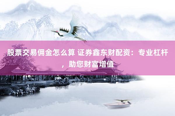 股票交易佣金怎么算 证券鑫东财配资：专业杠杆，助您财富增值